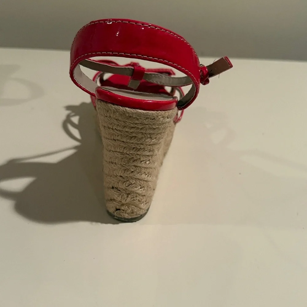 Report Red Espadrille Sandals